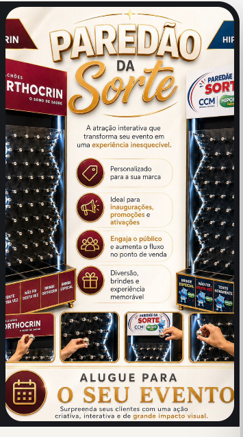 Parede da Sorte — Evento